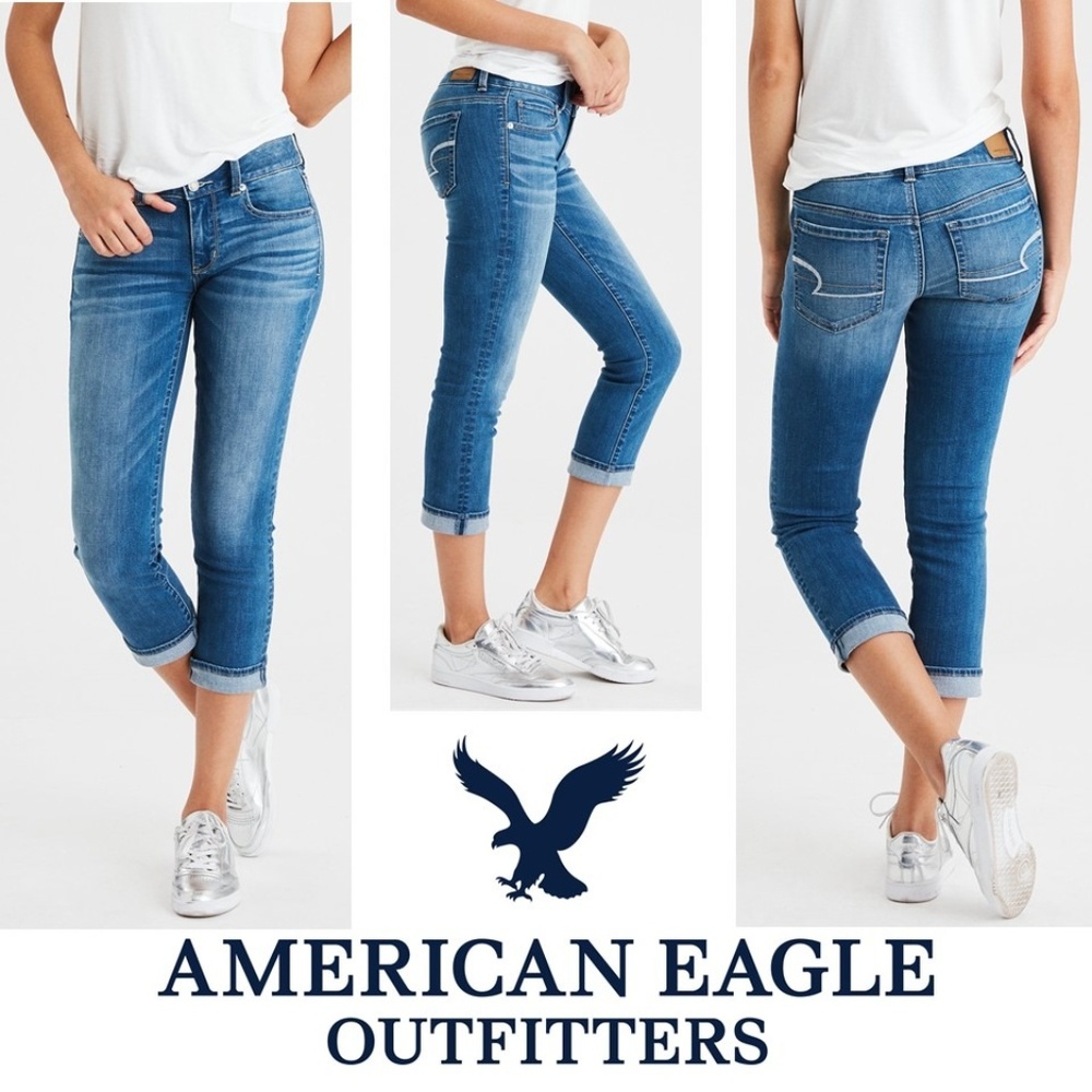 American Eagle Artist Crop Super Stretch Jean